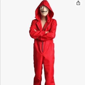 Money Heist/Casa de Papel Red Jumpsuit Costume